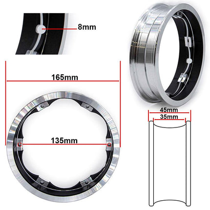 Motorreifen 6 und Rahmen 34mm für Dualtron Eagle/Victor [MINIMOTORS]
