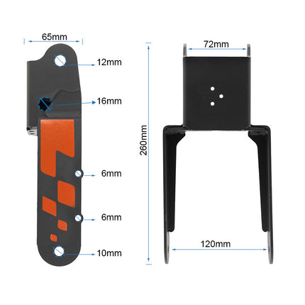 Vordere Gabel Kukirin G2 (Ohne Logo)