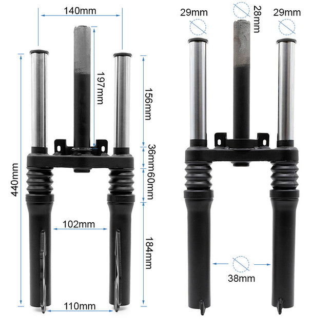 Vorderes Lenkungsdämpfer des ZT3 PRO E